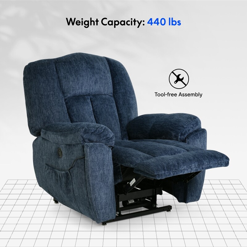 XL6 Air Power Lift Recliner w/ Massage & Heat | FlexiSpot US